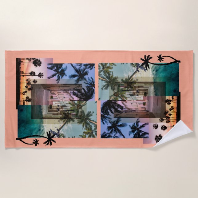 Toalla De Playa Palmera (Anverso)