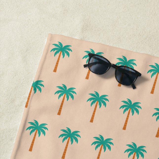 Toalla De Playa Palmeras (In situ)