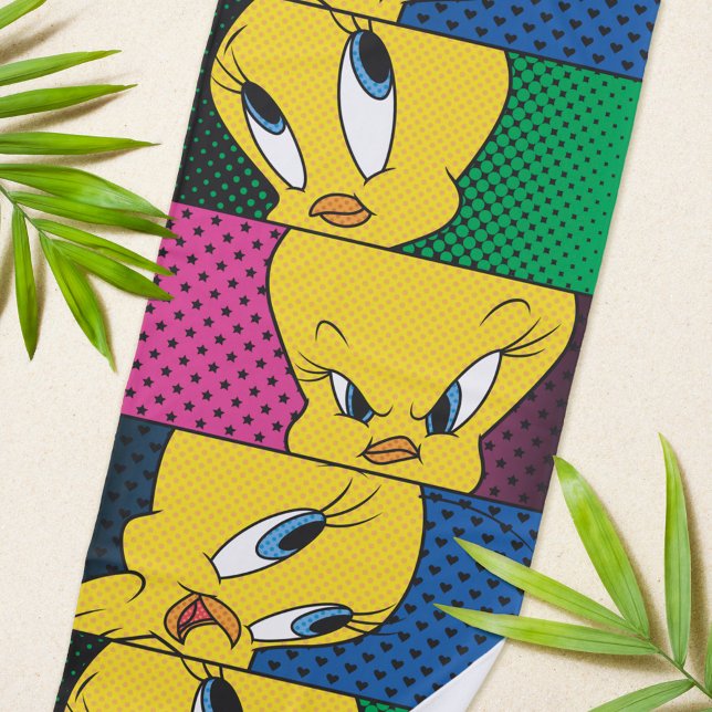 Toalla De Playa Paneles cómicos TWEETY™ (Subido por el creador)