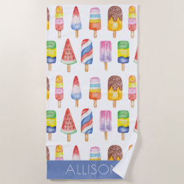 Toalla De Playa Papel de envolvimiento de partículas de color de a