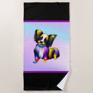 Toalla De Playa Papillion Pop Art Pastel
