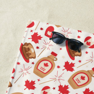 Toalla de playa para fiesta del Día de Canadá