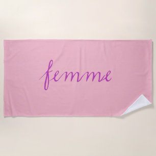 Toalla de playa para luna de miel femme