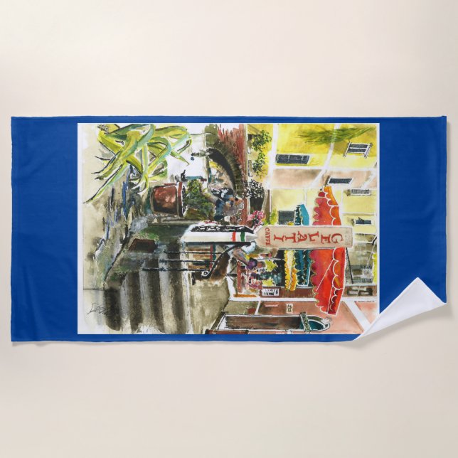 Toalla De Playa Parada de Gelato (Anverso)