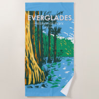 Parque nacional Everglades Florida Vintage