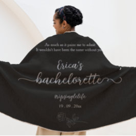 Toalla De Playa Partido de la Bachillerato Gótico Floral Negra