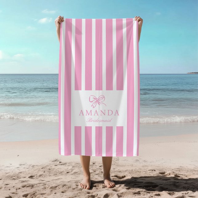 Toalla De Playa Partido de Novias de Cuchillo Rosado (Subido por el creador)