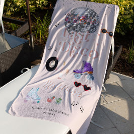 Toalla De Playa Patinaje sobre ruedas retro disco | Despedida de s