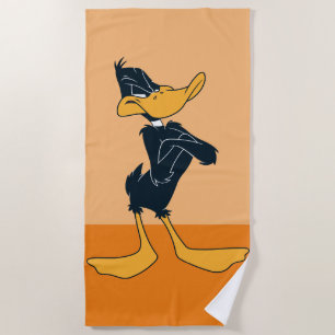 Toalla De Playa PATO DAFFY™ con color cruzado de brazos