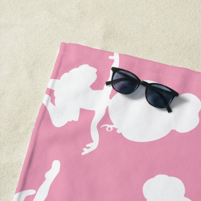 Toalla De Playa Patrón Ballerina, Chicas de ballet, baile de balle (In situ)