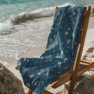 Toalla De Playa Patrón celestial místico sin soldadura