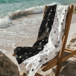 Toalla De Playa Patrón celestial místico sin soldadura