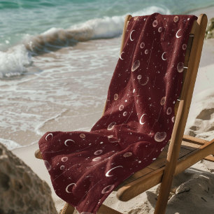 Toalla De Playa Patrón celestial místico sin soldadura