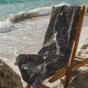 Toalla De Playa Patrón celestial místico sin soldadura