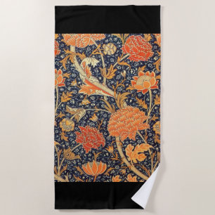 Toalla De Playa Patrón de Art Nouveau floral William Morris Cray