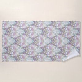 Toalla De Playa Patrón de búho Oracle púrpura Pastel