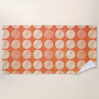 Toalla De Playa Patrón de calabaza de otoño