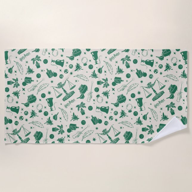 Toalla De Playa Patrón de club de clase HOGWARTS™ (Anverso)