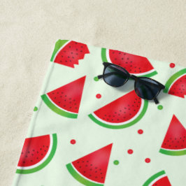 Toalla De Playa Patrón de fruta de verano de la sandía