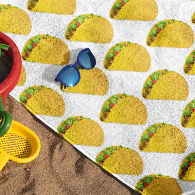 Toalla De Playa Patrón de impresión del taco de verano diverso (Subido por el creador)