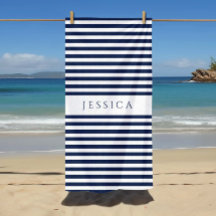 Patrón de rayas azules de la marina moderna person