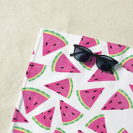 Toalla De Playa Patrón de sandía tropical