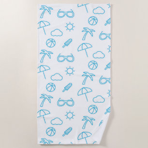 Toalla De Playa Patrón de verano