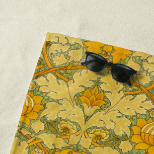 Toalla De Playa Patrón del palacio William Morris St James