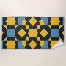 Patrón geométrico abstracto con colores vibrantes