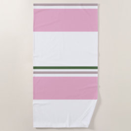 Toalla De Playa Patrón Preppy moderno