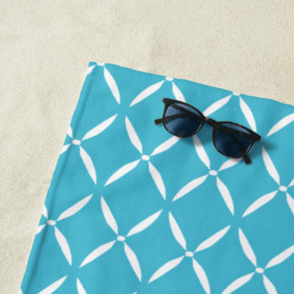 Toalla De Playa Patrón Preppy Moderno