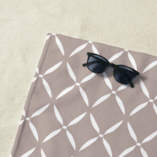 Toalla De Playa Patrón Preppy Moderno