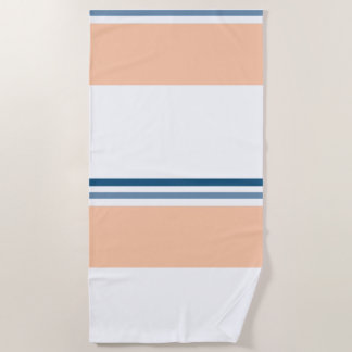 Toalla De Playa Patrón Preppy Moderno