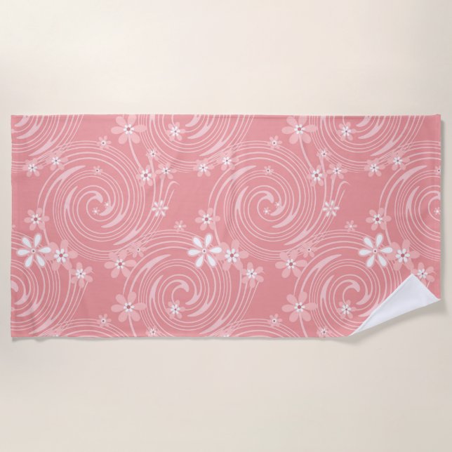 Toalla De Playa Patrón retro (Anverso)