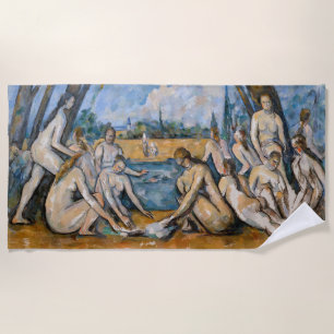 Toalla De Playa Paul Cezanne - Los grandes bañistas