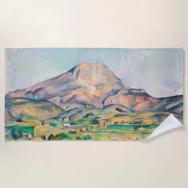 Toalla De Playa Paul Cezanne - Mont Sainte-Victoire (Anverso)