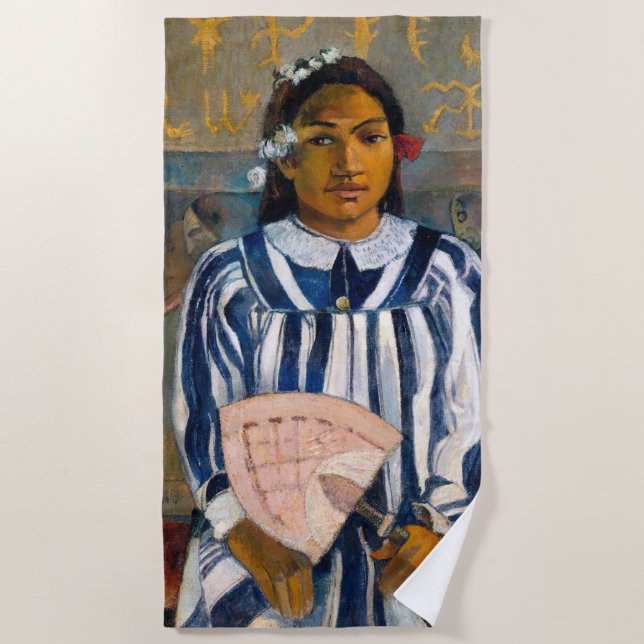 Toalla De Playa Paul Gauguin - Los antepasados de Tehamana (Anverso)