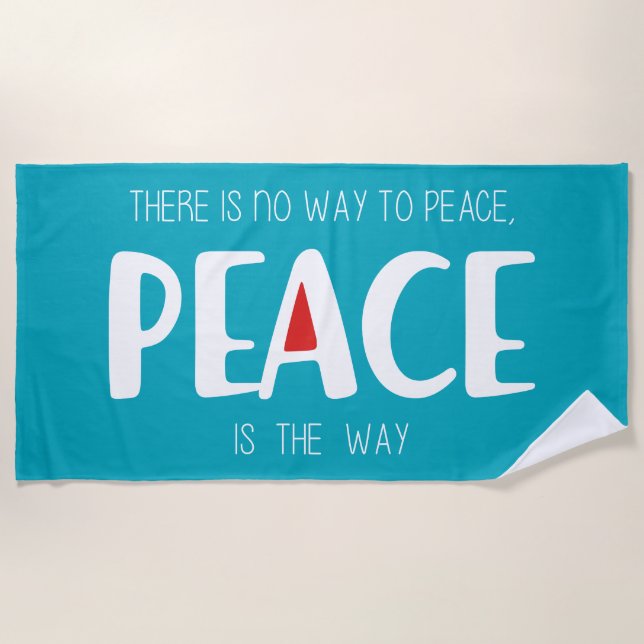 Toalla De Playa Peace 2 (Anverso)