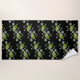 Toalla De Playa Peacock Art