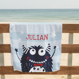 Toalla De Playa Pequeño monstruo personalizado