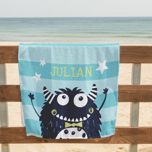Toalla De Playa Pequeño monstruo personalizado (Subido por el creador)