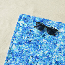 Toalla De Playa Pequenos entalhes em desenho como à caneta