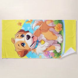 Toalla De Playa Perro de cachorro