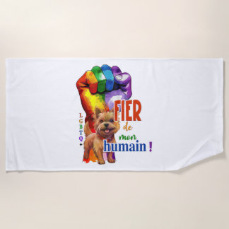 Toalla De Playa Perro Norwich Terrier