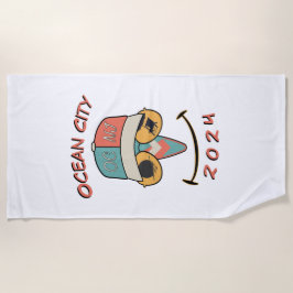 Toalla De Playa Personalizable Ocean City 2024