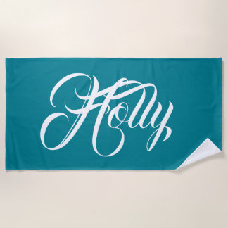 Toalla de playa personalizada