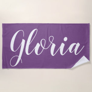 Toalla de playa personalizada