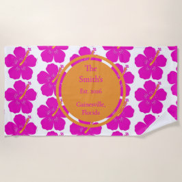 Toalla de playa personalizada