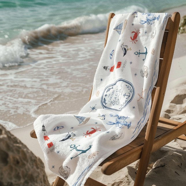 Toalla de playa personalizada con el emblema del B (Subido por el creador)