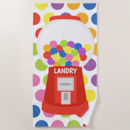 Toalla de playa personalizada con una máquina de g